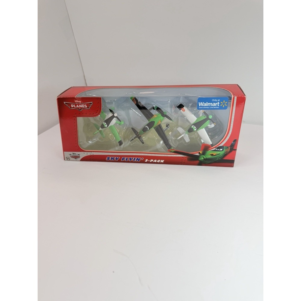 Disney Pixar Planes 3 Pack Sky Flyin Walmart Exclusive Ripslinger, Ned, Zed